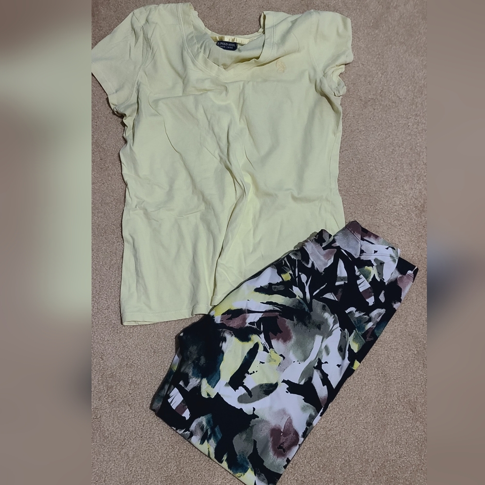 Calvin klein legging with matching top